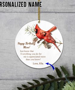 Customized Birthday Gift Ornament HXHM170602