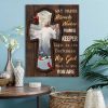 Beautiful Beach Walking With Jesus I Will Walk By Faith Canvas UKHY290401