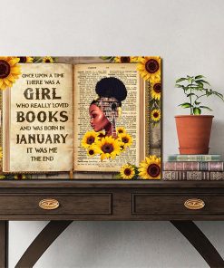 January Girl Canvas HXDT190301