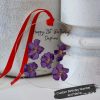 Personalised April Birthday Gift Customized Birth Flower Gift Ornament QFDT280604