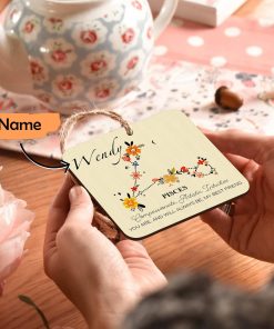 Personalised Pisces Sign Ornament QFHY240620