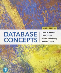 Database Concepts 9th Edition – PDF ebook