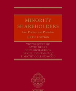 Minority Shareholders: Law, Practice, and Procedure 6th Edition – PDF ebook