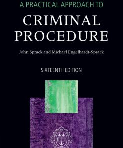 A Practical Approach to Criminal Procedure 16th Edition – PDF ebook
