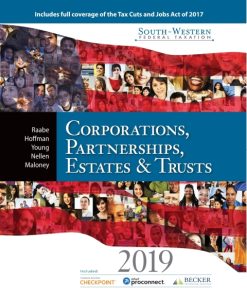 South-Western Federal Taxation 2019: Corporations, Partnerships, Estates and Trusts 42nd Edition – PDF ebook