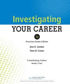 Investigating Your Career, Updated Precision Exams Edition 3rd Edition – PDF ebook