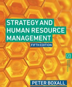 Strategy and Human Resource Management 5th Edition – PDF ebook
