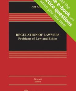 Regulation of Lawyers: Problems of Law and Ethics 11th edition – PDF ebook