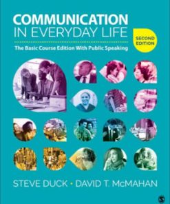 Communication in Everyday Life: The Basic Course Edition With Public Speaking 2nd edition – PDF ebook