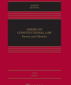 American Constitutional Law: Powers and Liberties 6th Edition – PDF ebook