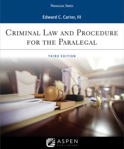 Criminal Law and Procedure for the Paralegal 3rd Edition – PDF ebook