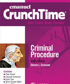 Emanuel CrunchTime for Criminal Procedure 10th Edition – PDF ebook