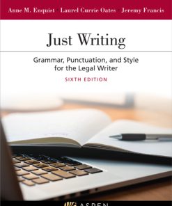 Just Writing: Grammar, Punctuation, and Style for the Legal Writer 6th Edition – PDF ebook