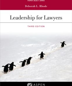 Leadership for Lawyers 3rd Edition – PDF ebook